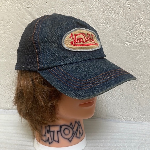 Von Dutch - Denim Trucker Hat - Picture 3 of 10